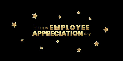 Employee Appreciation Day. Template for background, banner, card, poster