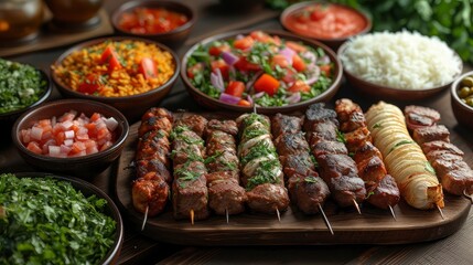Kebab Platter Paradise: A Showcase of Savory Delights
