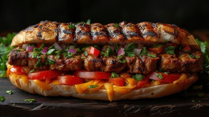 Burger-Style Kebab: A Fusion of Flavors