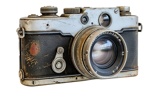 Vintage Camera, Photography, Isolated, PNG