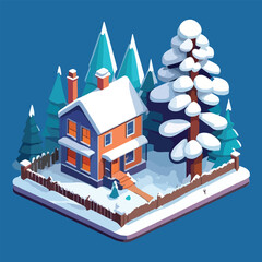  vector of winter season