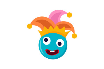 Cute Clown Funny and Weird Sticker