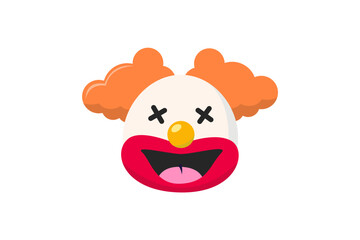 Cute Clown Funny and Weird Sticker