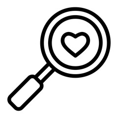 search outline icon