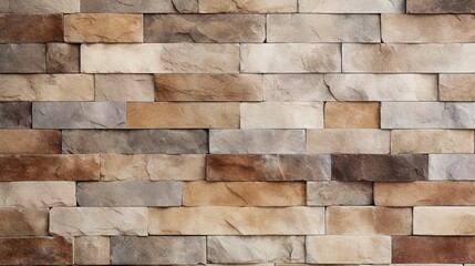 Fototapeta premium Modern stone wall texture background for interior exterior decoration and industrial construction concept design.