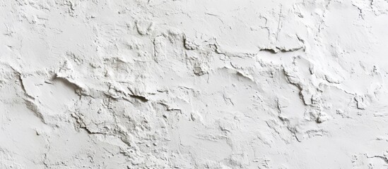 White cement wall with a rough texture for a background, including space for text.