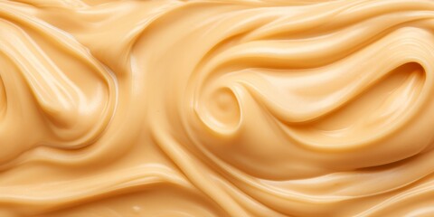 A Close-Up of a Creamy Cream Texture