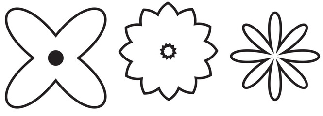 Fototapeta premium Flower - vector icon.