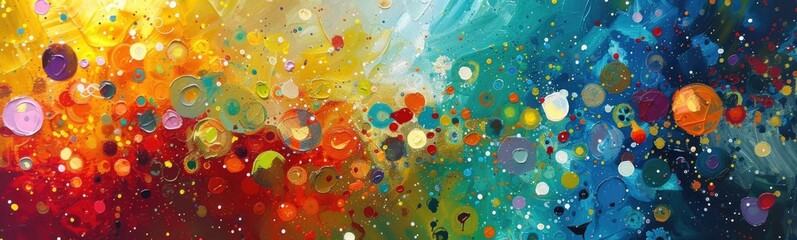Abstract colorful background. Banner