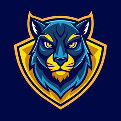 Obraz premium Panther Head logo 