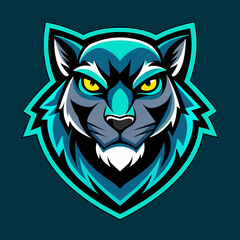 Fototapeta premium Panther Head logo 