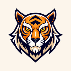 Fototapeta premium tiger head logo
