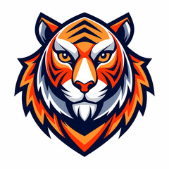 Fototapeta premium tiger head logo
