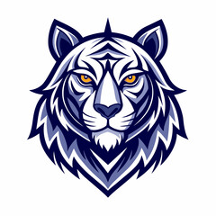 Fototapeta premium tiger head logo