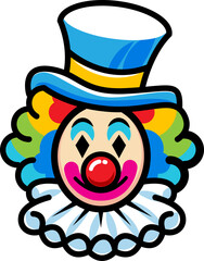 clown,  joker,  April fool's day, colorful style