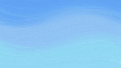 Blue abstract oil painting background on canvas with brush strokes texture.