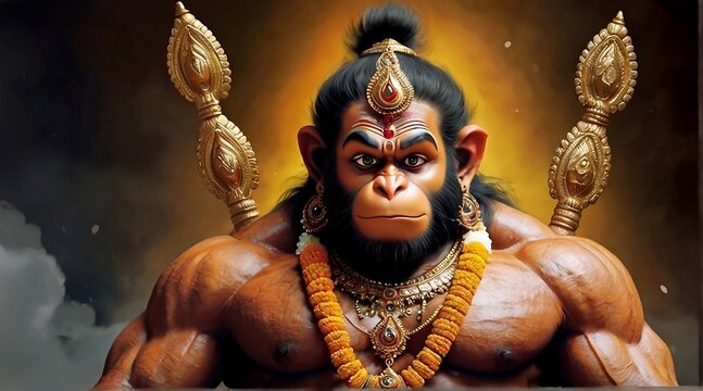 Happy Hanuman Jayanti for celebrates the birth of Lord Sri Hanuman. Hanuman Jayanti festival of India. 