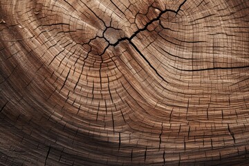 Fototapeta premium Close Up View of Tree Trunk, Natures Organic Architecture in Detail, The rigid and hard texture of a wood log, AI Generated