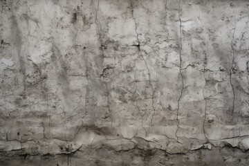 A monochrome image showcasing the texture and simplicity of a concrete wall, The rugged texture of a concrete wall, AI Generated