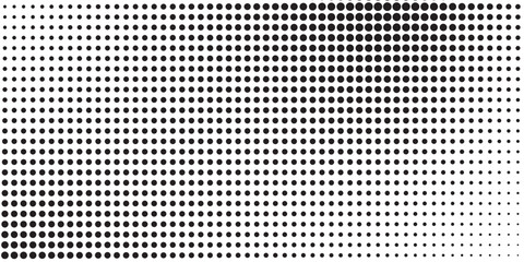 Background with monochrome dotted texture. Polka dot pattern template. Background with black dots - stock vector dots background modern