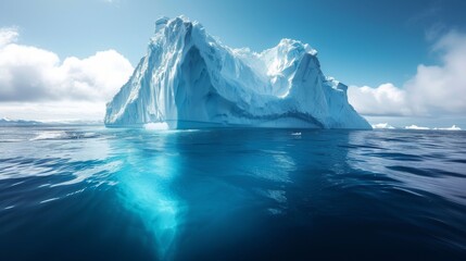 Iceberg in the ocean