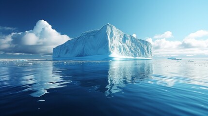 Iceberg in the ocean