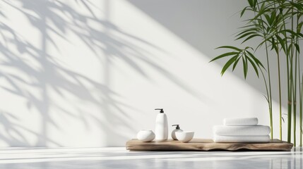 Serene Day Spa Wellness Background