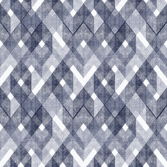 Monochrome grey geometric textured pattern. Seamless light grey texture. - 731492246