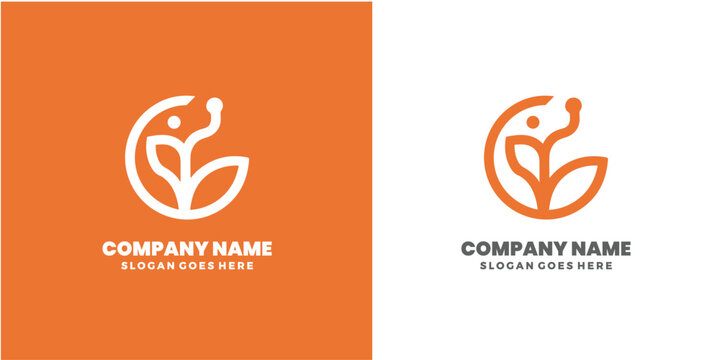 Tasty Food company logo free vector design.
