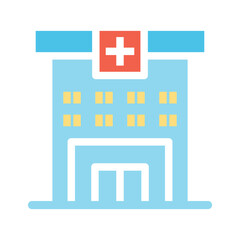 Obraz premium Hospital icon