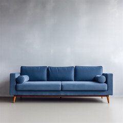 a sofa in the living room, Minimalist Photography,