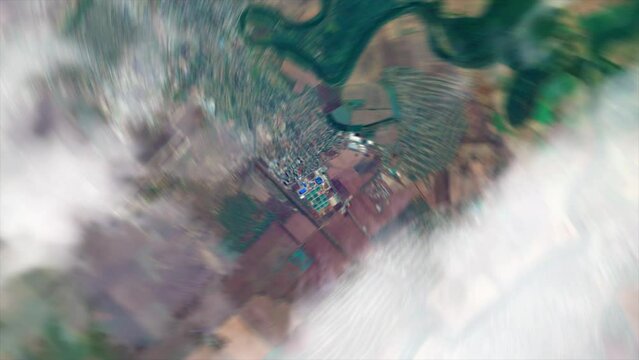 Earth Zoom from Sheriff Stadium - Tiraspol - Moldova