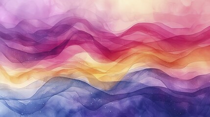 Abstract watercolor wavy design background 