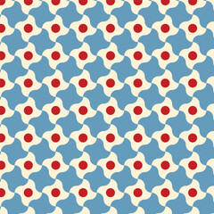colorful shuriken seamless pattern design. seamless pattern