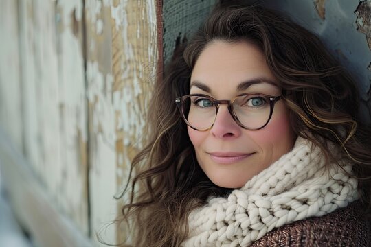 Female wearing glasses, profile picture.