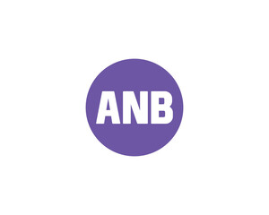 ANB Logo design vector template