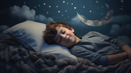 sleep on bed blanket sleeping smiling beautiful dream Morning at Home