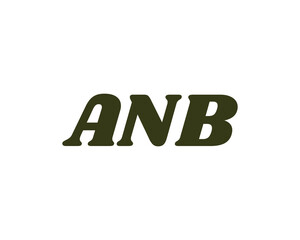 ANB Logo design vector template