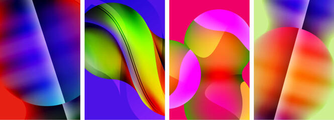 Abstract colors. Abstract backgrounds for wallpaper, business card, cover, poster, banner, brochure, header, website