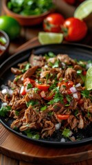 Carnitas. Mexican food. Food background 