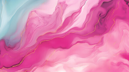 Obraz premium Pastel Marble Background with Golden Lines