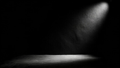 Black anthracite background, white light, space for text