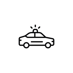 Police car icon Vector