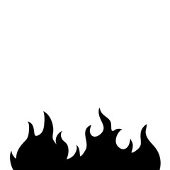 Fire Flames Icons Vector