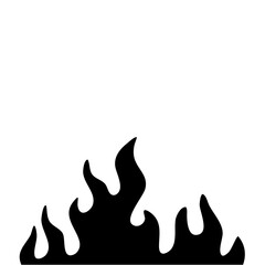 Fire Flames Icons Vector