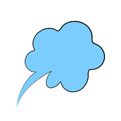 Doodle Whooshing Clouds 