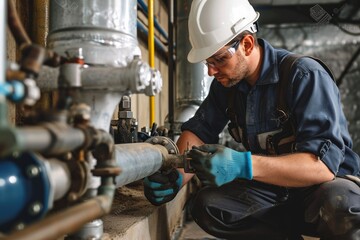 Plumber Mastering Leak Repairs, Ensuring Fluid Transitions