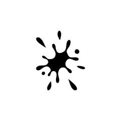 Black Ink Splash 