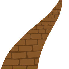 Brick Road Illustration 