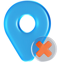 Location Not Found 3D Icon